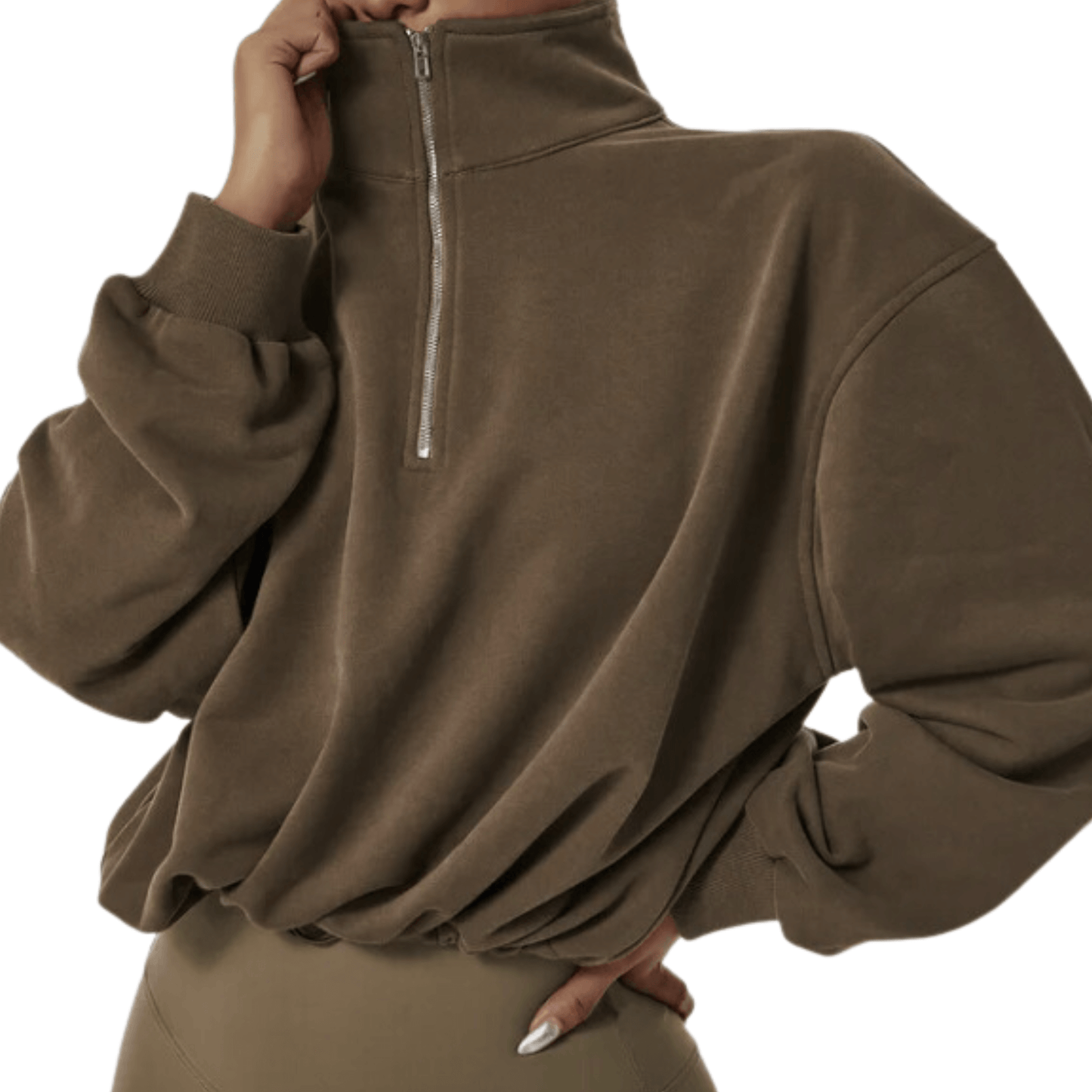 Women's Funnel Neck Half Zip